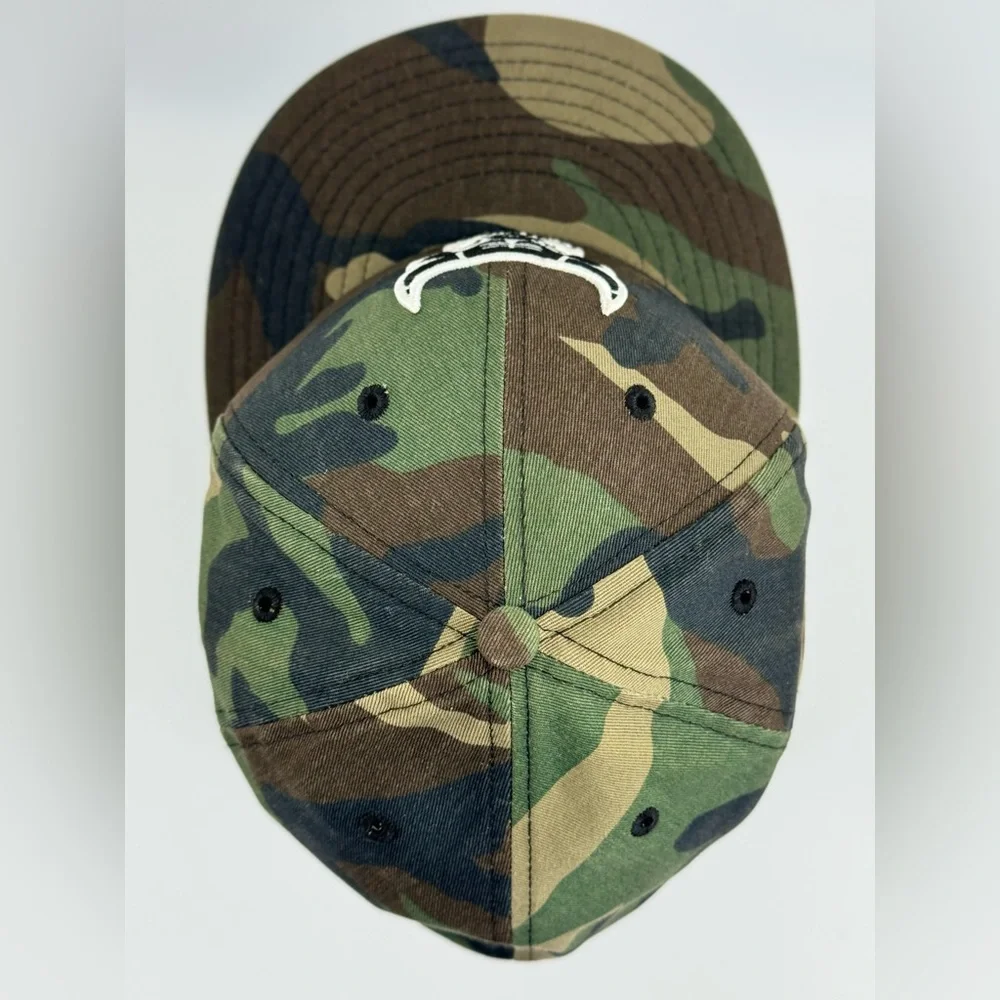 New Era Chicago Bulls Windy City Hardwood Classics NBA Camo Basketball Cap 7 3/8 - Picture 7 of 11